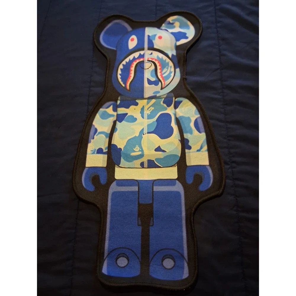 BRAND NEW BearBrick Anatomy‎ Camo Small Rug